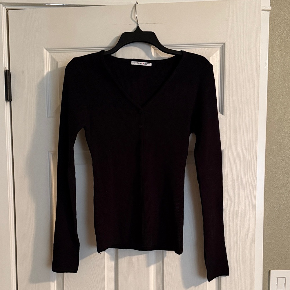Lucy in the Sky Long Sleeve sweater with buttons